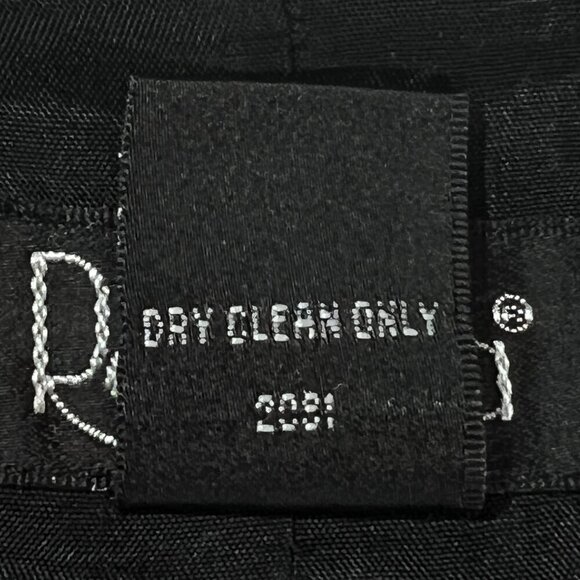 Women's Rafaella Long Sleeve Blazer | Collared | Button | Size 6 | Black | Lined - Picture 16 of 16